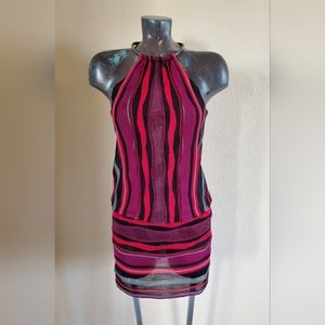 Multi color mini dress Sz XS